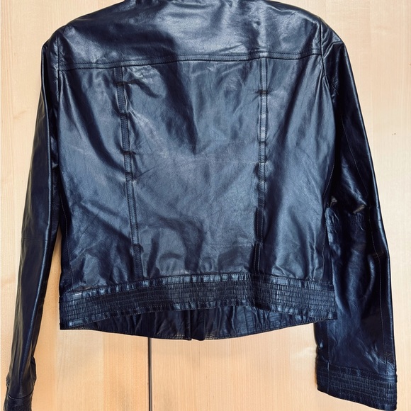 Gucci leather bomber jacket - Picture 2 of 6